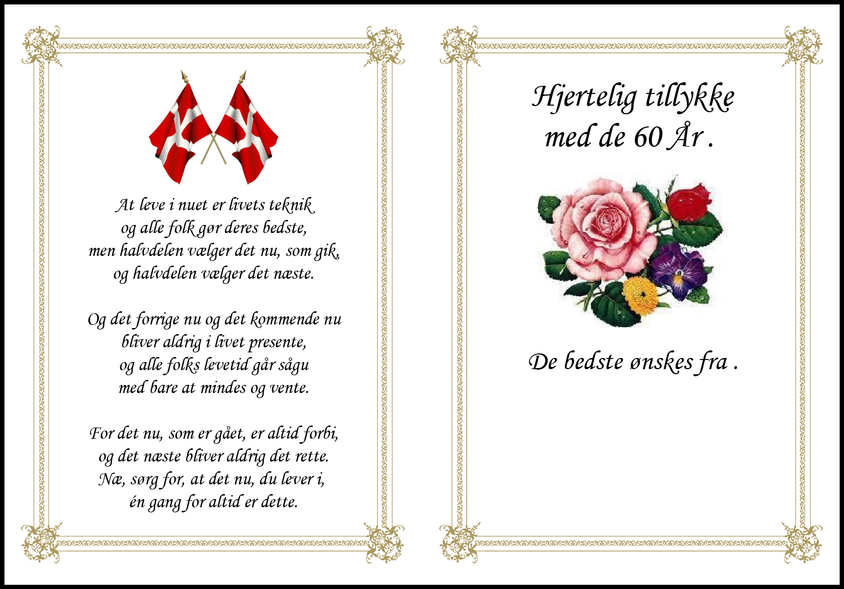 Tillykke med 60 År. 4