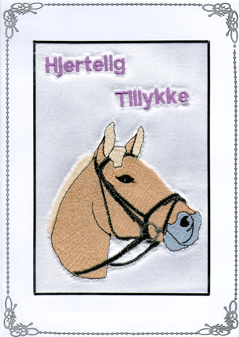 Tillykke telegram Fjordhest