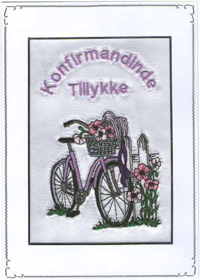 Konfirmand Telegram Pige Cykel