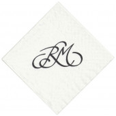 Kaffe servietter med monogram 