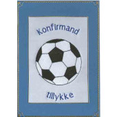 Konfirmand Telegram Dreng Rund fodbold