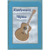 Konfirmand Telegram Dreng Ak. Guitar