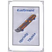 Konfirmand Telegram Dreng Skateboard