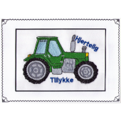 Grøn traktor